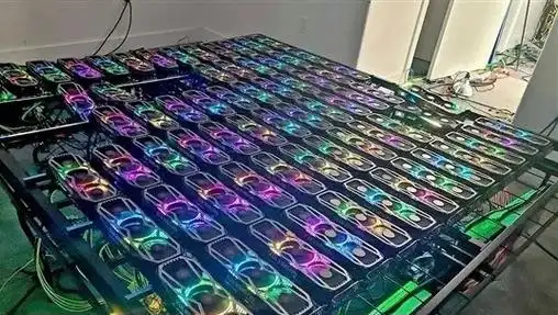 Mining farm providing secure facilities with reliable power, cooling, and internet connectivity