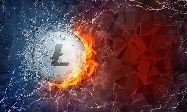 Bitcoin cryptocurrency coin on a circuit board